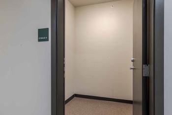 Storage room entry